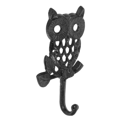 Angoily Vintage Gusseisen Wandhaken Eulenform Robuster Schlüsselhalter für Flur Küche Bad Dekorativer Metallhaken zum Aufhängen von Handtüchern Hüten und Taschen Angoily Vintage Gusseisen Wandhaken Eulenform Robuster Schlüsselhalter für Flur Küche Bad Dekorativer Metallhaken zum Aufhängen von Handtüchern Hüten und Taschen von Angoily