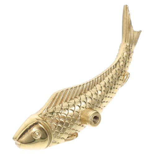 Angoily Vintage Messing Fischgriff Robuster Schrankgriff für Kommode Schublade Küchenschrank Vielseitiger Möbelknauf für Wohn Büroräume Angoily Vintage Messing Fischgriff Robuster Schrankgriff für Kommode Schublade Küchenschrank Vielseitiger Möbelknauf für Wohn Büroräume von Angoily