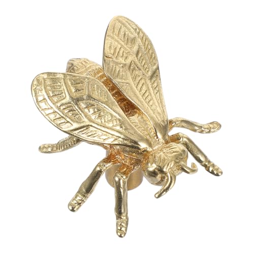Angoily Vintage Messing Schrankknöpfe Bienenform Komfortabler Griff Vielseitig Einsetzbar für Kommoden Kleiderschränke und Küchenschränke Kunstvoll Gestaltete Retro-möbelgriffe Einfache Angoily Vintage Messing Schrankknöpfe Bienenform Komfortabler Griff Vielseitig Einsetzbar für Kommoden Kleiderschränke und Küchenschränke Kunstvoll Gestaltete Retro-möbelgriffe Einfache von Angoily