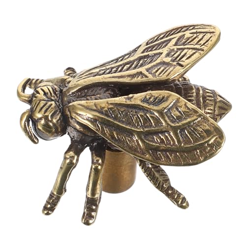 Angoily Vintage Messing Türgriffe mit Bienenmotiv Dekorative Schrankknöpfe für Kommoden und Möbel Komfortabler Griff Vielseitig für Kleiderschränke und Küchenschränke Klassische Optik Angoily Vintage Messing Türgriffe mit Bienenmotiv Dekorative Schrankknöpfe für Kommoden und Möbel Komfortabler Griff Vielseitig für Kleiderschränke und Küchenschränke Klassische Optik von Angoily