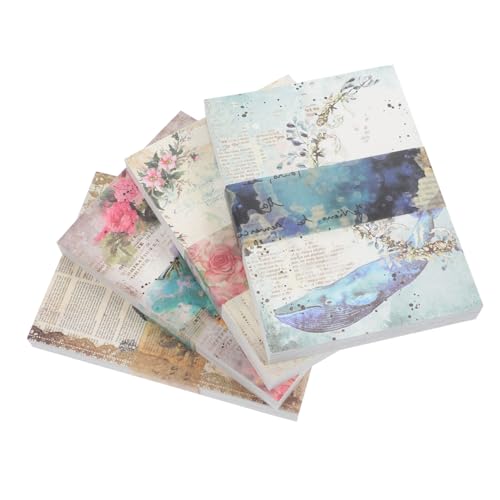 Angoily Vintage Scrapbooking Papier Teilig Dekoratives DIY Journal Zubehör mit Klassischen Mustern Vielseitige Bastelpapiere für Notizbuch Fotoalbum Geschenkbox für Kreative Scrapbook Angoily Vintage Scrapbooking Papier Teilig Dekoratives DIY Journal Zubehör mit Klassischen Mustern Vielseitige Bastelpapiere für Notizbuch Fotoalbum Geschenkbox für Kreative Scrapbook von Angoily