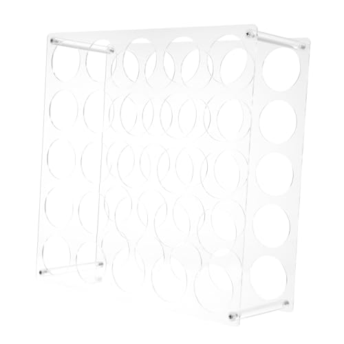 Angoily Vinyl Roll Regal aus Transparentem Leichtem Robustem Material Praktischer Tisch Vinylrollenhalter für Craft Organizer Multifunktionale Aufbewahrung von Bastelmaterialien von Angoily