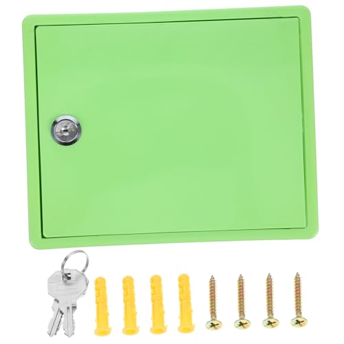Angoily Wandmontierte Milchbox mit Schloss Wasserdichter Milchbehälter für Hauszustellung Platzsparend und Dekorativ Geeignet für Milchflaschen und Postsendungen Grün Angoily Wandmontierte Milchbox mit Schloss Wasserdichter Milchbehälter für Hauszustellung Platzsparend und Dekorativ Geeignet für Milchflaschen und Postsendungen Grün von Angoily