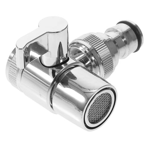 Angoily Waschmaschinen Wasserhahn Adapter Umschaltventil Innengewinde Außengewinde für Waschbecken Geschirrspüler Dusche Kompatibel mit Asiatischen und Europäischen Wasseranschlüssen von Angoily