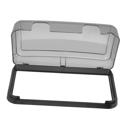 Angoily Wasserdichter Steckdosenabdeckung für Außenbereich Selbstklebend Kompatibel mit Badezimmer und Küche Platzsparendes Design Einfache Handhabung Transparentes Material von Angoily