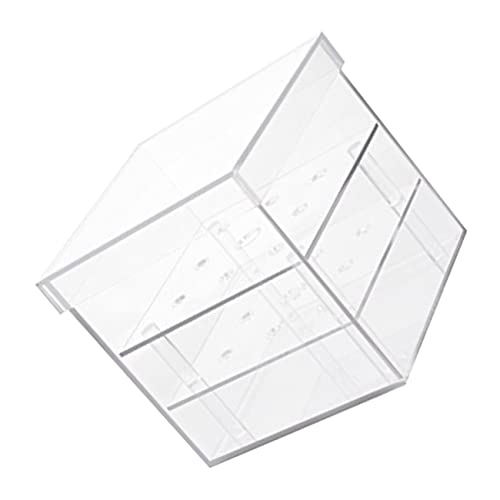 Angoily Wasserspeicher-Blumenarrangementkasten Anlage Vase klar Blumen- Würfel Container durchsichtiger konservierter Blumenbehälter klarer Blumenhalter Acryl Transparent von Angoily
