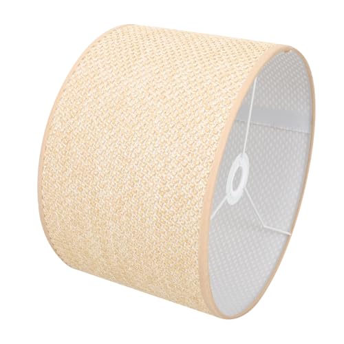 Angoily Weaving Lampenschirm Deckenlampe Hexagonal Gelb Moderner Kronleuchter Lampenschirm Ersatz für Wohnzimmer Schlafzimmer Restaurant von Angoily