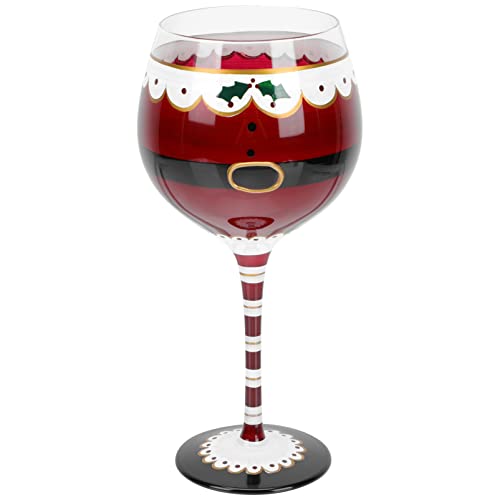 Angoily Weihnachtsweingläser mit Stamm Niedlichen Roten Weihnachtsmann Glas Weihnachten Weinbecher Tassen für Home Bar Und Nachtclub Weihnachten Cocktails Brille Becher für Weihnachten von Angoily