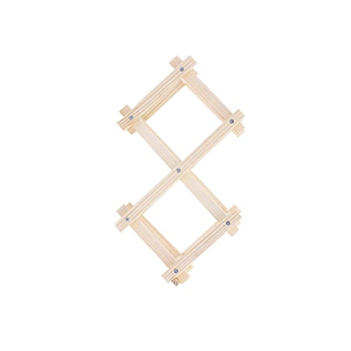 Angoily Klappbares Weinregal Aus Holz Weinflaschenhalter 3-Flaschen-aufbewahrung Tisch-weinhalter Home Bar Decor von Angoily