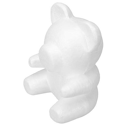Angoily Weißes Styropor Schaummodell Bär Leichtes DIY Bastelmodell für Blumenarrangements und Kreative Dekorationen für Handwerk und Familienprojekte Angoily Weißes Styropor Schaummodell Bär Leichtes DIY Bastelmodell für Blumenarrangements und Kreative Dekorationen für Handwerk und Familienprojekte von Angoily