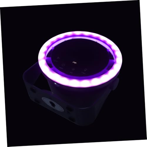 Angoily Wiederaufladbarer Campingventilator mit LED Beleuchtung Tisch und Wandmontage Effizienter Display für Büro und Outdoor Aktivitäten von Angoily