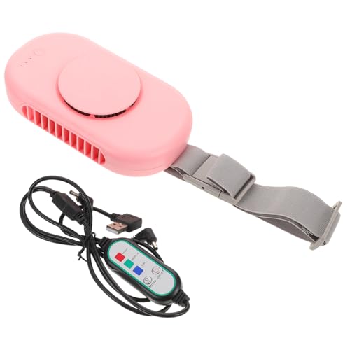 Angoily Wiederaufladbarer Tragbarer Gürtelventilator für Frauen und für Camping Angeln Wandern und Reisen für Anhaltende Kühlung USB Kompatibel Hands Nutzung von Angoily