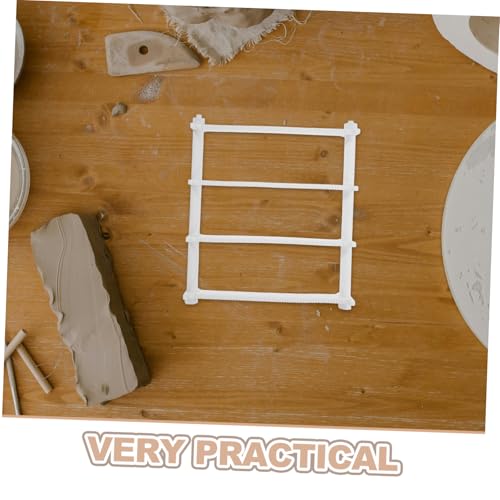 Angoily Wiederverwendbarer Brennofenhalter Keramik Schmuckständer Hochtemperaturbeständiger Keramikbrennhalter für Professionelle Töpferwerkstatt und DIY Keramikprojekte von Angoily