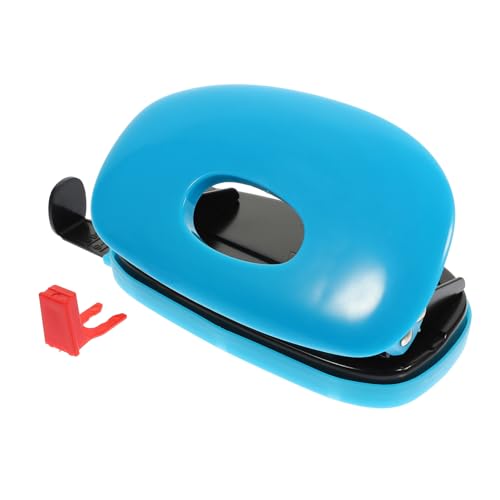 Angoily Zwei Loch Stanzer Desktop Stanzer Papierlocher für Büro Schule Zuhause Kompakt Tragbar Geeignet für Loseblatt Ordner Einfacher Gebrauch Praktisches Stanzwerkzeug für Papier von Angoily