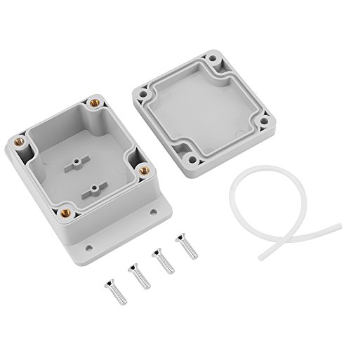 Hlyjoon Anschlussdose, Projektkasten Instrumentenkoffer IP65 Wassergeschützter DIY Gehäuse Fall Power Abzweigdose ABS Kunststoff Gehäuse Fall Verdrahtung Anschlussdose(89 * 59 * 35mm) von Hlyjoon