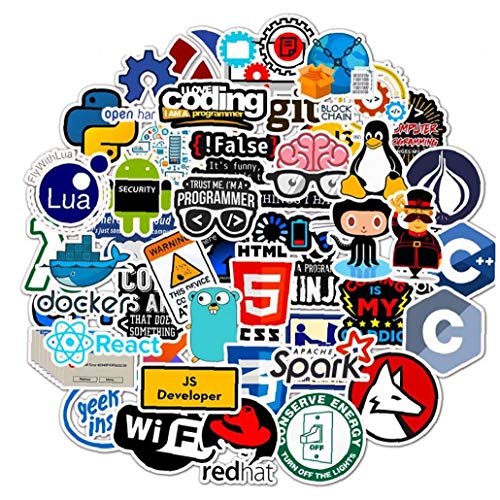 50 PC-Programmierung Aufkleber Technologie Software-Programme, Daten, Computerzubehör für Aussenseiter Computer-Laptop-Telefon-Notebook Zufall Stil 50 PC-Programmierung Aufkleber Technologie Software-Programme, Daten, Computerzubehör für Aussenseiter Computer-Laptop-Telefon-Notebook Zufall Stil von Angoter