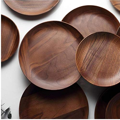 Angoter Dia 15cm Holzplatte Premium Black Walnut Holz Geschirr Geschirr Runde Kuchen Tablett Dessert Servierteller Küchenutensilien Angoter Dia 15cm Holzplatte Premium Black Walnut Holz Geschirr Geschirr Runde Kuchen Tablett Dessert Servierteller Küchenutensilien von Angoter