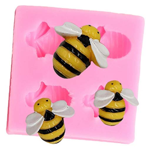 Angoter Insekt Bienen Silikon Formen DIY Partei-Kuchen-Deckel-Fondant-Kuchen, Die Werkzeuge Süßigkeit Ploymer Ton Schokolade Zuckermasse Moulds von Angoter