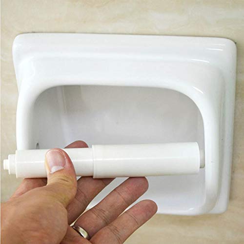 Kunststoff-Toilettenpapier-Rollen Rollenhalter Ersatz Stretch Spindel Feder Bad-Accessoires von Angoter