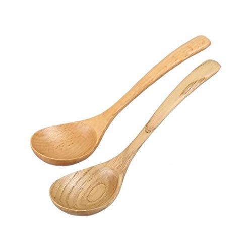 Große Holzlöffel Big Suppenlöffel langstieligen Holz Küche Vorlegelöffel Reis Suppenlöffel Esslöffel Holzgeschirr Geschirr von Angoter