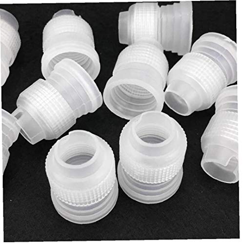 Pop 10PCS Koppler Adapter Icing Piping Nozzle Bag Set Kuchen-Blumen-Gebäck-Werkzeug-Satz-Kuchen, der Werkzeuge von Angoter