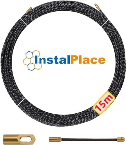 InstalPlace | Kabeldurchführungen | Austauschbare Klemmen mit Zubehör | Dreifach verseilt | Durchmesser 4mm | 15m von InstalPlace