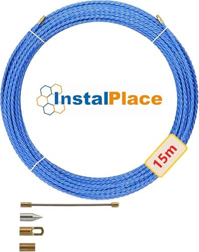 InstalPlace | Kabeldurchführungen | Austauschbare Klemmen mit Zubehör | Dreifach verseilt | Durchmesser 6mm | 15m von InstalPlace
