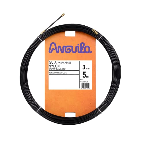 Anguila | Kabelführung | Feste Klemmen | Monofilament | Nylon | Farbe schwarz | Durchmesser 3mm | 5 Meter Anguila | Kabelführung | Feste Klemmen | Monofilament | Nylon | Farbe schwarz | Durchmesser 3mm | 5 Meter von Anguila