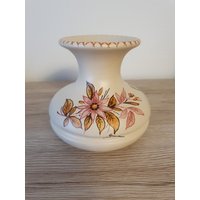 Handbemalte Keramikvase Florale Amphore, San Marino F.a.c.s. | 1970Er Jahre Handbemalte Keramikvase Florale Amphore, San Marino F.a.c.s. | 1970Er Jahre von Angytich