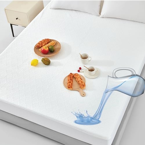 3D Luftkühlung wasserdichter Matratzenschoner (Queen) von Anha Premium Bedding