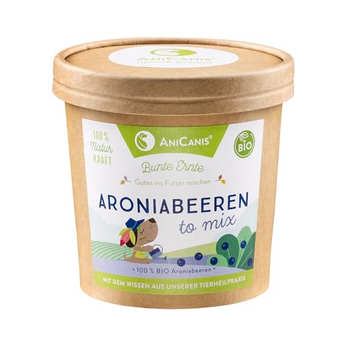AniCanis Bio Aroniabeeren für Hunde - Aronia Beeren getrocknet - Obst Beerenobst Früchte - Multivitamine Mineralien Antioxidantien - Barf Futterzusatz - 150g AniCanis Bio Aroniabeeren für Hunde - Aronia Beeren getrocknet - Obst Beerenobst Früchte - Multivitamine Mineralien Antioxidantien - Barf Futterzusatz - 150g von AniCanis