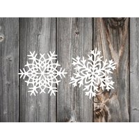 10 Schneeflocken in 2 Designs Fensterdeko 14cm = 5, 512Inch von AniPolDesign