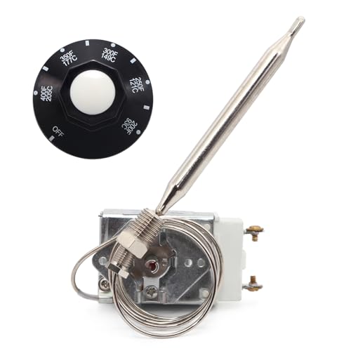 60125401 Fritteusen-Thermostat, kompatibel mit 1175, RX-1-36, passend für Modelle mit 6,35 mm Gewinde MPT Stuff Box, Temperaturbereich 93 - 204 °C von Aniceparthyok