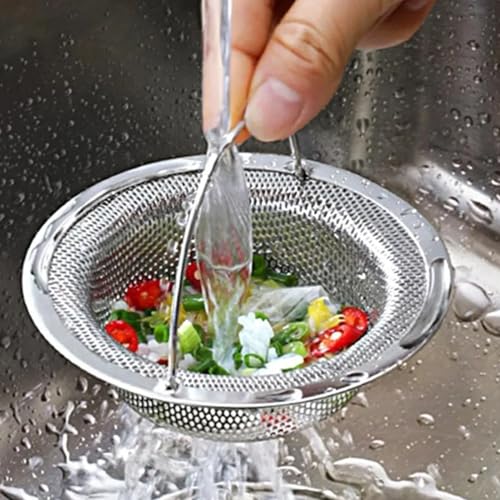 3 Stücke Abflusssieb Küchenspüle Sieb für Spülbecken - Abflusssieb Waschbecken Sink Drain Strainer Verstopfungsschutz Waschbecken Sieb mit Griff von Anicy