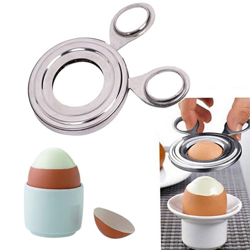 Anicy Eierschneider Edelstahl Eierköpfer Egg Topper Cutter - Ei Scissor,Kitchen Craft Eierköpfer Aus Edelstahl Eierschneider Eierköpfer, Eier Cutter von Anicy