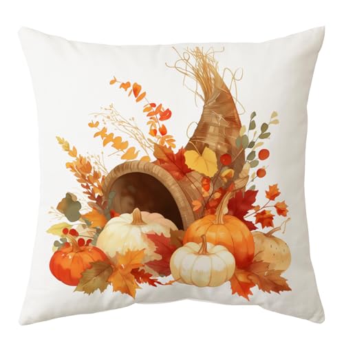 Herbst Kissenbezüge 45x45 - Kürbis Kissenbezug, Herbst Kürbis Deko, Herbstdekoration, Herbstliche Thanksgiving Geschenke herbstkissenbezug für Herbstkürbis Deko, Thanksgiving, Autumn Dekoration Herbst Kissenbezüge 45x45 - Kürbis Kissenbezug, Herbst Kürbis Deko, Herbstdekoration, Herbstliche Thanksgiving Geschenke herbstkissenbezug für Herbstkürbis Deko, Thanksgiving, Autumn Dekoration von Anicy