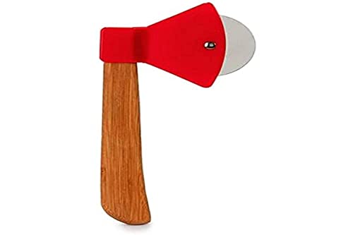 Anik-Shop PIZZAMESSER 21cm in Form Einer Axt Pizzaschneider Pizzaroller Pizza Roller 94 von Anik-Shop