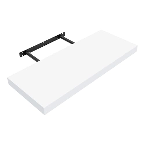 Anika Schweberegal, White High Gloss, 3.8cm High x 60cm Wide x 23.5cm Deep von Anika