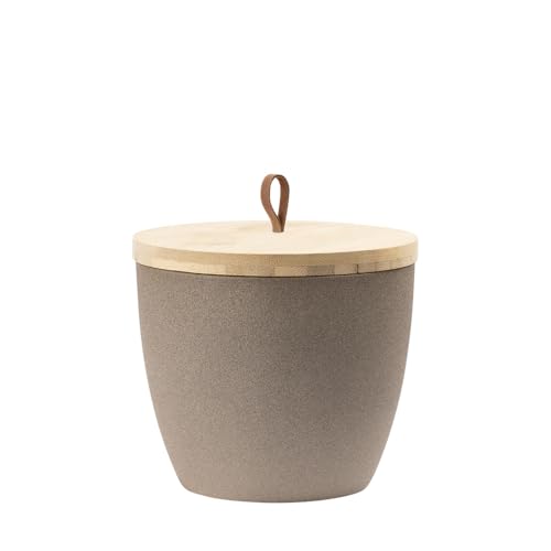 Animal Tree Keramik Tierurne Sand, personalisierbare Tierurne mit Holzdeckel für Hunde und Katzen, Für Tiere bis zu einem Lebendgewicht von ca. 60 kg von Animal Tree