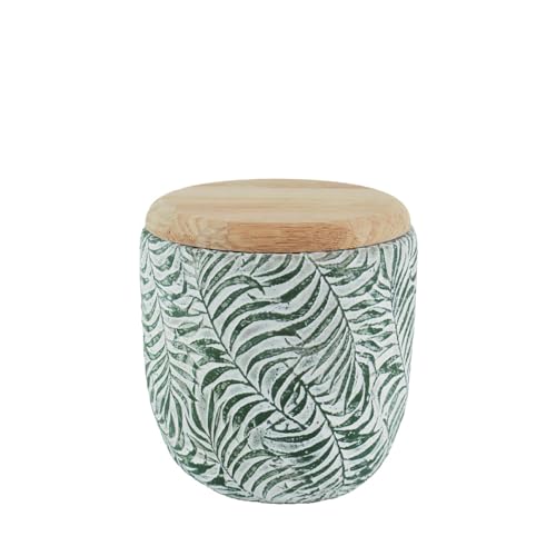 Animal Tree Keramik Tierurne Tropische Blätter, personalisierbare Tierurne mit Holzdeckel für Hunde und Katzen, Für Tiere bis zu einem Lebendgewicht von 7 kg Animal Tree Keramik Tierurne Tropische Blätter, personalisierbare Tierurne mit Holzdeckel für Hunde und Katzen, Für Tiere bis zu einem Lebendgewicht von 7 kg von Animal Tree