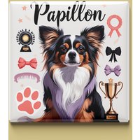 Papillon Magnet | 6 Designs Zur Auswahl Handgemachtes Hundesouvenir Schmetterlingshund Geschenk Für Hundefans Papillon Magnet | 6 Designs Zur Auswahl Handgemachtes Hundesouvenir Schmetterlingshund Geschenk Für Hundefans von AnimalMemoriesShop