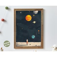 Exploration Beyond I Distant Solar System Window Space View Abstract & Minimalist Nursery Decor Poster Printed Art Astronaut Exploration Beyond I Distant Solar System Window Space View Abstract & Minimalist Nursery Decor Poster Printed Art Astronaut von AnimalismusCo