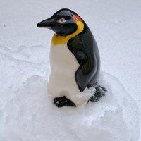 Handgemachter Keramik Kaiserpinguin Salz Und Pfefferstreuer von Aniramics