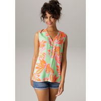 Aniston CASUAL Blusentop mit farbintensivem, großflächigem Blätter-Druck von Aniston Casual
