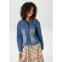 Aniston CASUAL Jeansjacke, in trendiger Used-Waschung von Aniston Casual