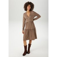 Aniston CASUAL Jerseykleid mit farbharmonischem Retro-Muster - NEUE KOLLEKTION von Aniston Casual