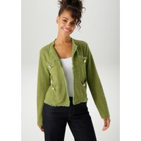 Aniston CASUAL Kurzjacke, aus meliertem Bouclé-Jacquard - NEUE KOLLEKTION von Aniston Casual