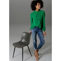 Aniston CASUAL Langarmbluse mit kleinem Volant im Vorderteil Aniston CASUAL Langarmbluse mit kleinem Volant im Vorderteil von Aniston Casual