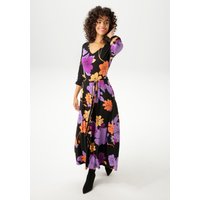 Aniston CASUAL Maxikleid, (mit abnehmbarem Bindeband), mit großflächigen, farbharmonischen Blumen bedruckt von Aniston Casual