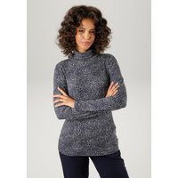 Aniston CASUAL Rollkragenshirt mit graphischem Allover-Druck von Aniston Casual